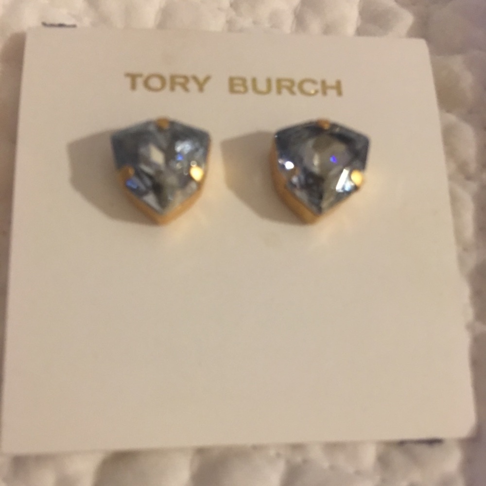 NWT Tory Burch Trilliant Earrings Blue - Picture 5 of 5